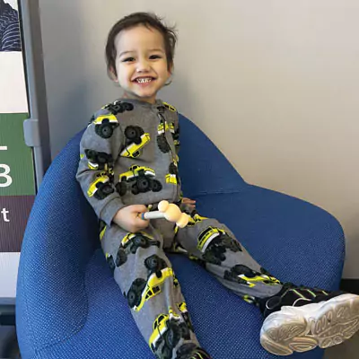 Wilmington Patient Hanging Out in Lobby