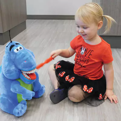 Wilmington Patient Learning About Dental Health