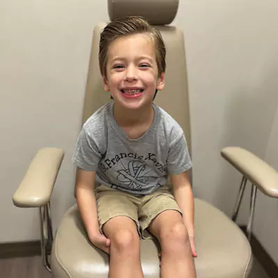 Space Maintainers for Kids Wilmington Patient Receiving Dental Care